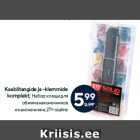 Kaablitangide ja -klemmide
komplekt