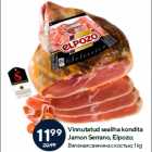 Vinnutatud sealiha kondita
Jamon Serrano, Elpozo;
