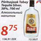 Allahindlus - Piiritusjook Tabay Tequila Silver