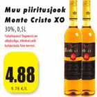 Muu piiritusjook Monte Cristo XO