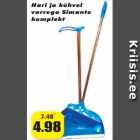 Hari ja kühvel varrega Simante komplekt