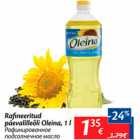 Allahindlus - Rafineeritud päevalilleõli Oleina, 1 l