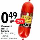 Магазин:Selver,Скидка:Колбаса для собак