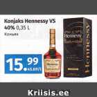 Allahindlus - Konjaks Hennessy VS
40% 0,35 L