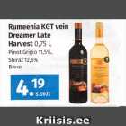 Rumeenia KGT vein
Dreamer Late
Harvest 0,75 L