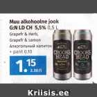Allahindlus - Muu alkohoolne jook
G:N LD CH 5,5% 0,5 L