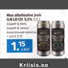 Muu alkohoolne jook
G:N LD CH 5,5% 0,5 L