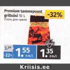Premium tammepuust 
grillsüsi 
10 L