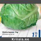 Värske kapsas, 1 kg

