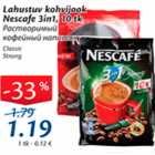 Allahindlus - Lahustuv kohvijook Nescafe 3in1, 10 tk