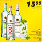 • Muu
piiritusjook Bacardi,
32%, 70 cl
• Apple • Razz; • Rumm
Bacardi Superior,
37,5%, 70 cl