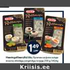Рулетики из филе сельди
в масле