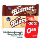 Вафельный батончик в шоколаде
Kismet, Fazer, 55 г