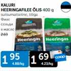 Allahindlus - KALURI HEERINGAFILEE ÕLIS 400 G