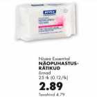 Näopuhastusrätikud õrnad 25Tk