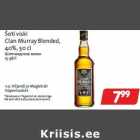 Allahindlus - Šoti viski
Clan Murray Blended,
40%, 50 cl