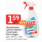 Aknapuhastusvahend Optimal 7 Cristal Super Effect Trigger