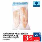 Külmutatud Vaikse ookeani mintai filee, 1 kg