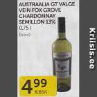 Allahindlus - AUSTRAALIA GT VALGE VEIN GROVE CHARDONNAY SEMULLON