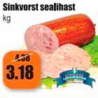 Магазин:Grossi,Скидка:Ветчинная колбаса из свинины кг