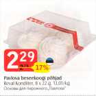 Allahindlus - Pavlova beseekoogi põhjad
