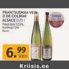 PRANTSUSMAA VEIN D DE COLMAR ALSACE 0,75 L