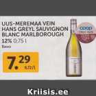 UUS-MEREMAA VEIN HANS GREYL SAUVIGNON BLANC MARLBOROUGH
