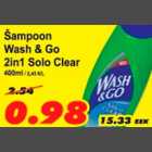 Allahindlus - Šampoon Wash&Go 2in1 Solo Clean