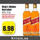 Allahindlus - Viski J. Walker
Red Label