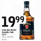 Allahindlus - Viski Jim Beam Double Oak 43%*, 70 cl