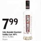 Allahindlus - Viin Russkii Razmer Vodka Lux 
