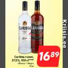 Caribba rumm,
37,5%, 100 cl****