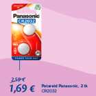Patareid Panasonic, 2 tk