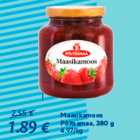 Магазин:Maxima,Скидка:Клубничное варенье Põltsamaa, 380 г