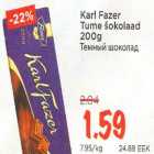 Allahindlus - Karl Fazer Tume šokolaad