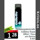 Allahindlus - Habemeajamisvaht
Gillette Foam
200ml 