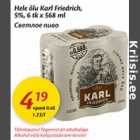 Allahindlus - Hele õlu Karl Friedrich, 5%, 6 tk x 568 ml