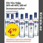 Viin Viru Valge, 38% või 40%, 500 ml