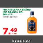 PRANTSUSMAA BRÄNDI
IBIS BRANDY XO