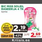 BIC MISS SOLEIL
RASEERIJA 4 TK