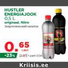 Allahindlus - HUSTLER
ENERGIAJOOK
0,5 L