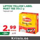 LIPTON YELLOW LABEL
MUST TEE