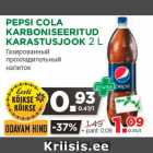 Allahindlus - PEPSI COLA
KARBONISEERITUD
KARASTUSJOOK 2 L