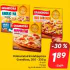 Allahindlus - Külmutatud kiviahjupizza
Grandiosa, 300 - 350 g

