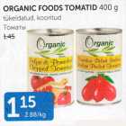 Allahindlus - ORGANIC FOODS TOMATID 400 G