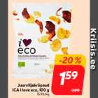 Allahindlus - Juurviljakrõpsud
ICA i love eco, 100 g