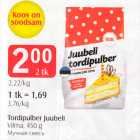 Tordipulber juubeli Vilma, 450 g