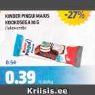 KINDER PINGUI MAIUS KOOKOSEGA 30 G