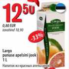 Largo punase apelsini jook