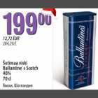Alkohol - Sotimaa viski Ballantine